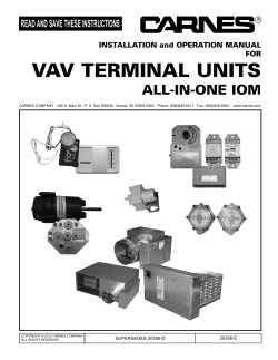 vav terminal units