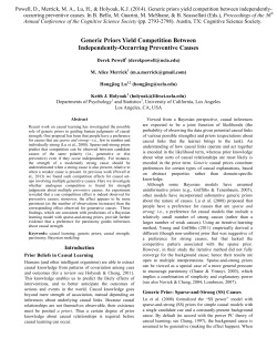 Generic Priors Yield Competition Between Independently