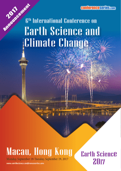 Earth Science and Climate Change