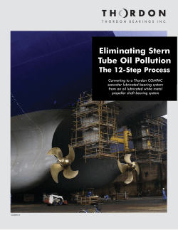 Eliminating Stern Tube Oil Pollution