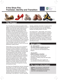 If the Shoe Fits: Footwear, Identity and Transition