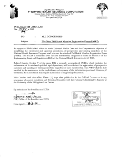 The New PhilHealth Member Registration Form