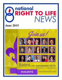 June 2015 - National Right to Life