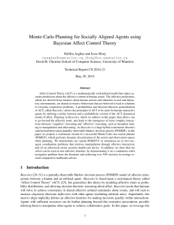 Monte-Carlo Planning for Socially Aligned Agents using Bayesian