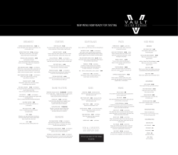 our new menu