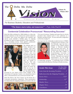 2013 Winter Vision