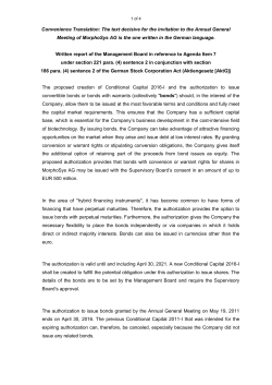 Convenience Translation