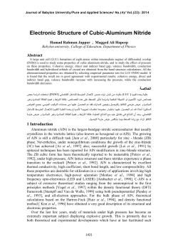 Electronic Structure of Cubic