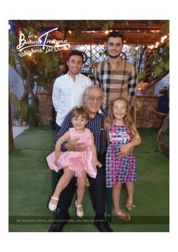 Ben Muscat Snr, Il Nonno, with his grand children, Jake, Kane, Kate