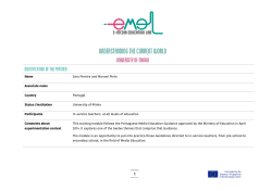 Understanding the current world - e