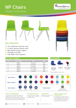 NP Chairs - Metalliform