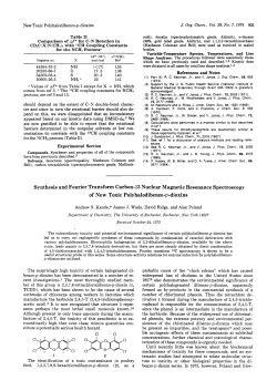 Synthesis and Fourier transform carbon