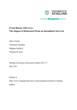 From Russia with Love: The Impact of Relocated Firms on
