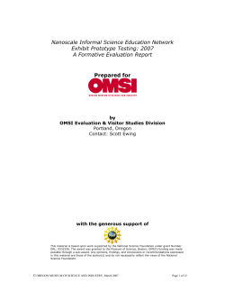 NISE Nano OMSI Prototyping Report 2007 with Cover rj