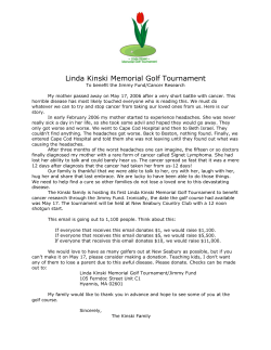 Linda Kinski Memorial Golf Tournament