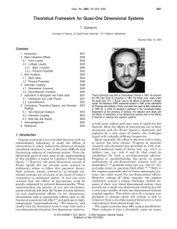 Theoretical Framework for Quasi