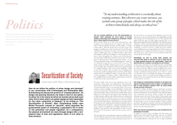 Securitization of Society