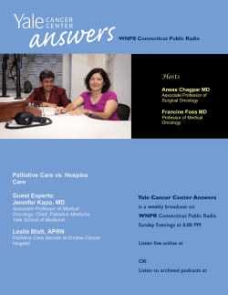 Jennifer Kapo, MD - Yale Cancer Center