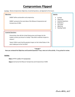 Compromises Flipped - Students at the Center Hub