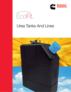 Urea Tanks And Lines - Cummins Emission Solutions