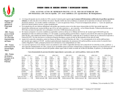 nforme de la CCDHRN, octubre 2016