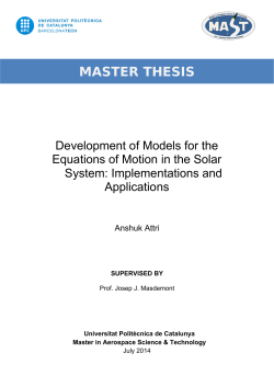 master thesis
