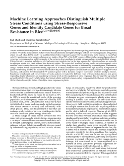 Machine Learning Approaches Distinguish