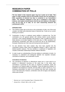 Combination of Polls Research