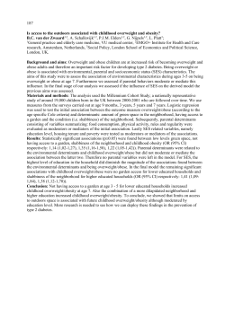 187 Is access to the outdoors associated with - m