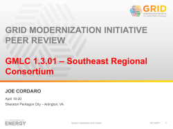 Southeast Regional Consortium - Grid Modernization Laboratory