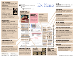PFM - Killian Dental Ceramics
