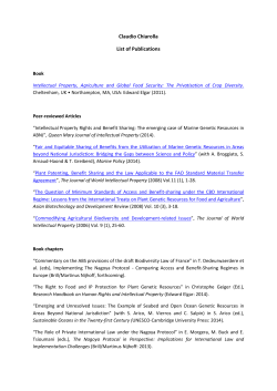 Claudio Chiarolla`s publications