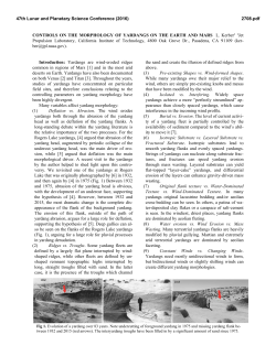 Controls on the Morphology of Yardangs on the Earth and Mars