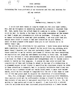 Four Letters to Monsieur de Malesherbes, Portable Rousseau