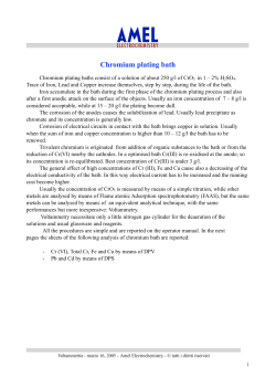 Chromium plating bath