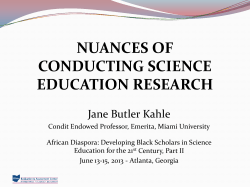 nuances of conducting science education research