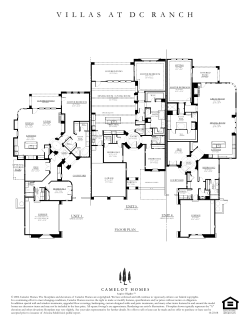 floor plans - DC Ranch Homes