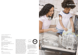 HOME CARE - Clariant