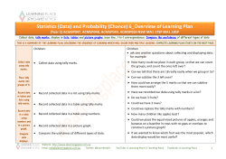 Statistics (Data) - A Learning Place A Teaching Place