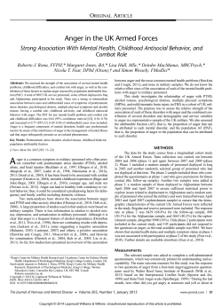 Anger in the UK Armed Forces