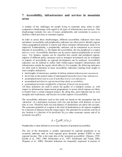 Mountain Areas in Europe