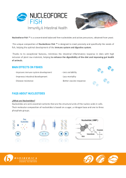 MAIN EFFECTS ON FISHES FAQS ABOUT NUCLEOTIDES