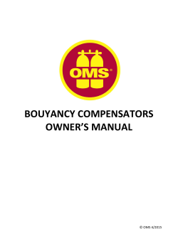 bouyancy compensators owner`s manual
