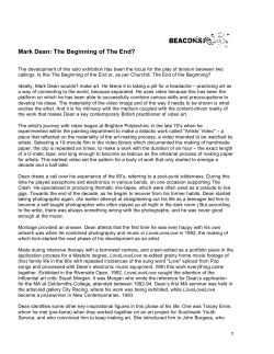 Mark Dean: The Beginning of The End?