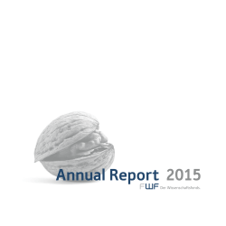 Annual Report 2015 - FWF Der Wissenschaftsfonds