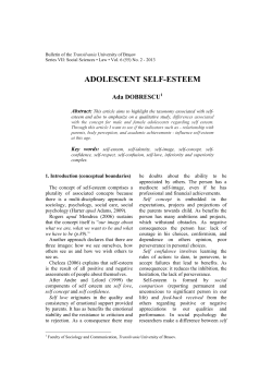 ADOLESCENT SELF