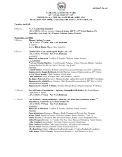 4/8/2014 7:56 AM NATIONAL ACTION NETWORK NATIONAL