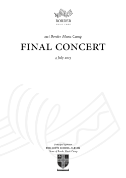 final concert - Border Music Camp