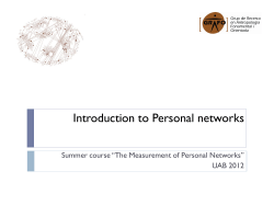 The statistical modeling of longitudinal personal networks
