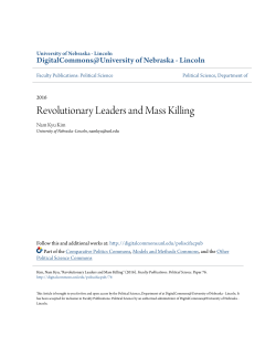Revolutionary Leaders and Mass Killing